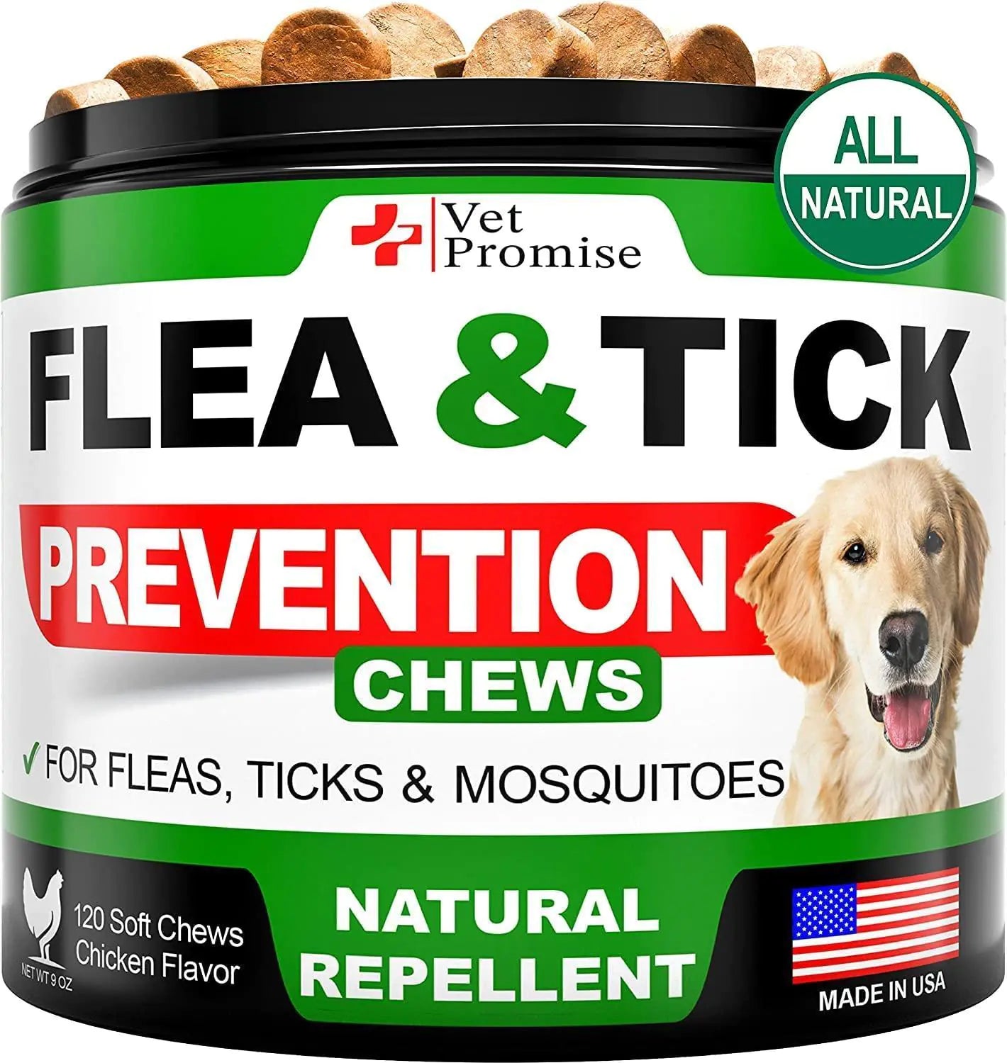 Flea Guard Chews for Dogs 120ct - Chicken
