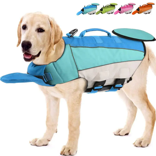 BrightBuddy Dog Swim Vest with Neck Float