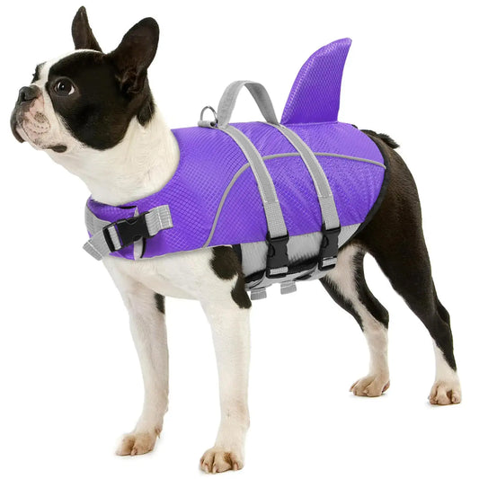 Shark Fin Puppy Swim Vest - XS